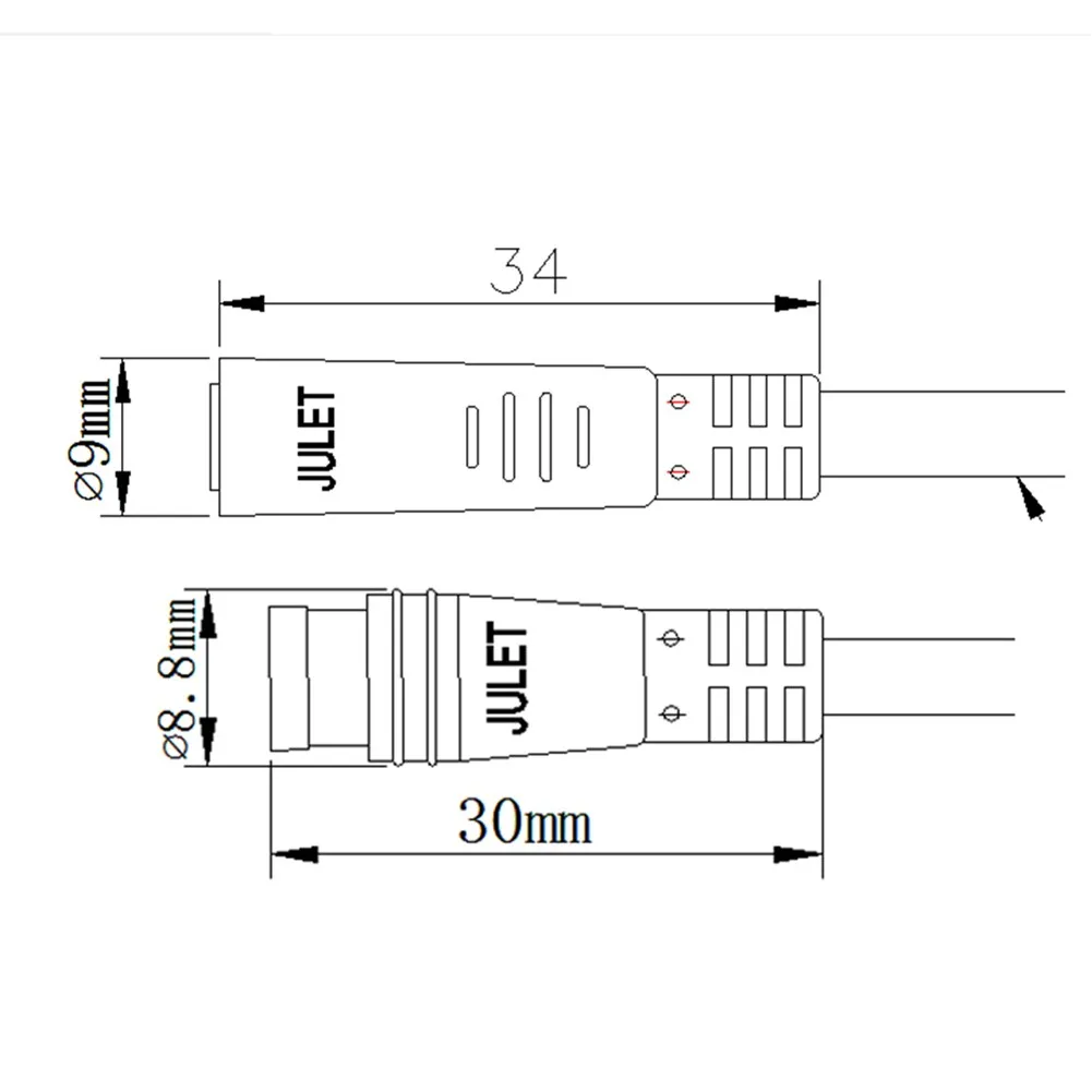 Reliable Performance Ebike Display Connector 2345 Pin Cable Waterproof Connector Signal line for Consistent Functionality