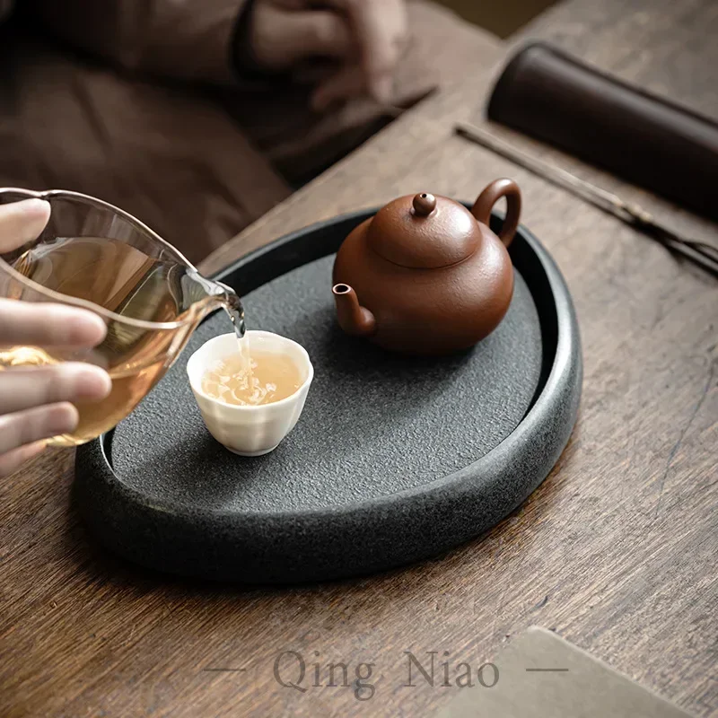 Jingyou bluestone dry brewed tea tray for home use