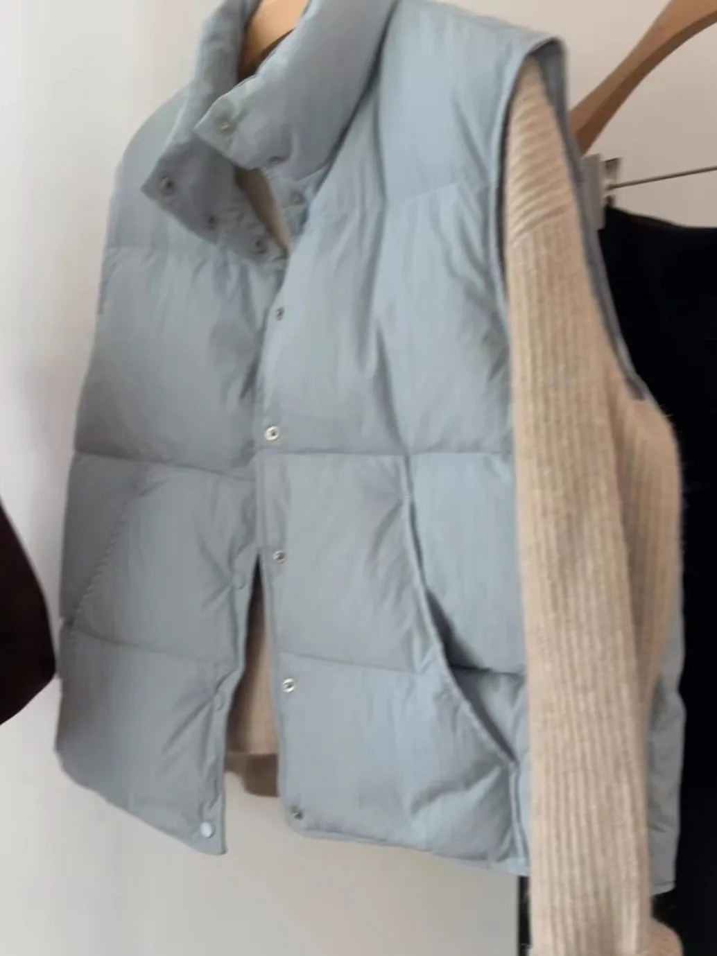 Faionable Fre Sle femmes coton gilet col montant Svel vêtements d'extérieur chauds automne hiver trajet saisonnier Sle