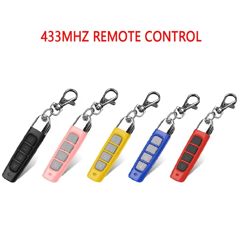 Universal 433mhz controle remoto chave elétrica abridor de portão da garagem controle remoto duplicador clone clonagem código transmissor