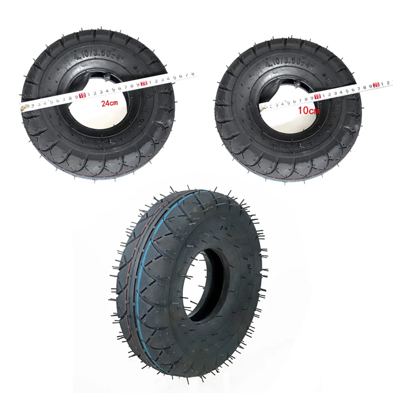 10 Inch Electric Scooter Pneumatic Wheel Tire 410/350-4 4.10/3.50-4 4.10-4 410-4 3.50-4 350-4 Outer Tyre