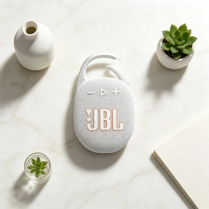 JBL CLIP5 Waterproof Carabiner Wireless Speaker For Beach Shower Bike And Home