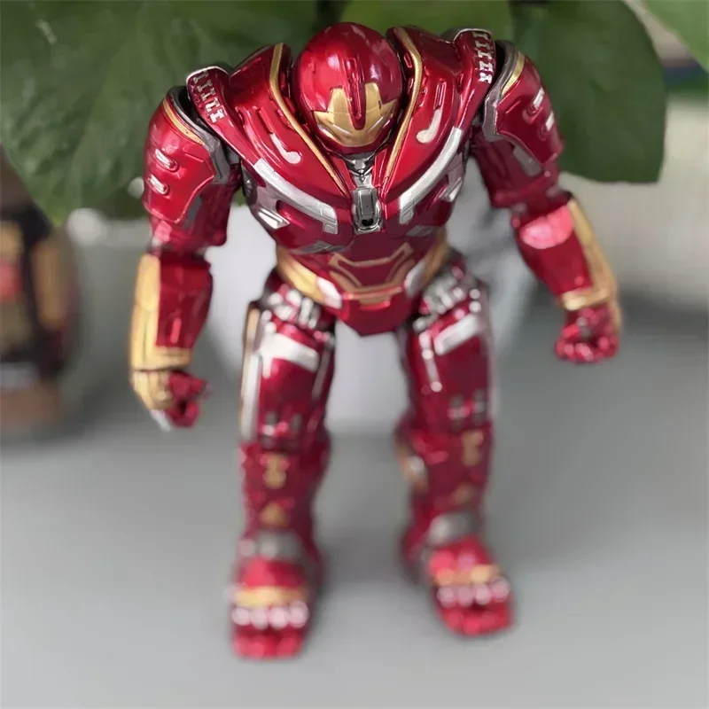 Disney The Avengers Iron Man Glowing Anti-hulk Model Super Hero Action Figure Collection Model Statue Toy Children's Gift