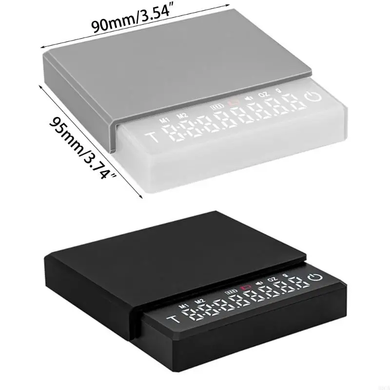 M6CB Kitchen Scale Compact Digital Coffee Scale с таймером USB Scale, подходящей для домашнего пивоварения и энтузиастов