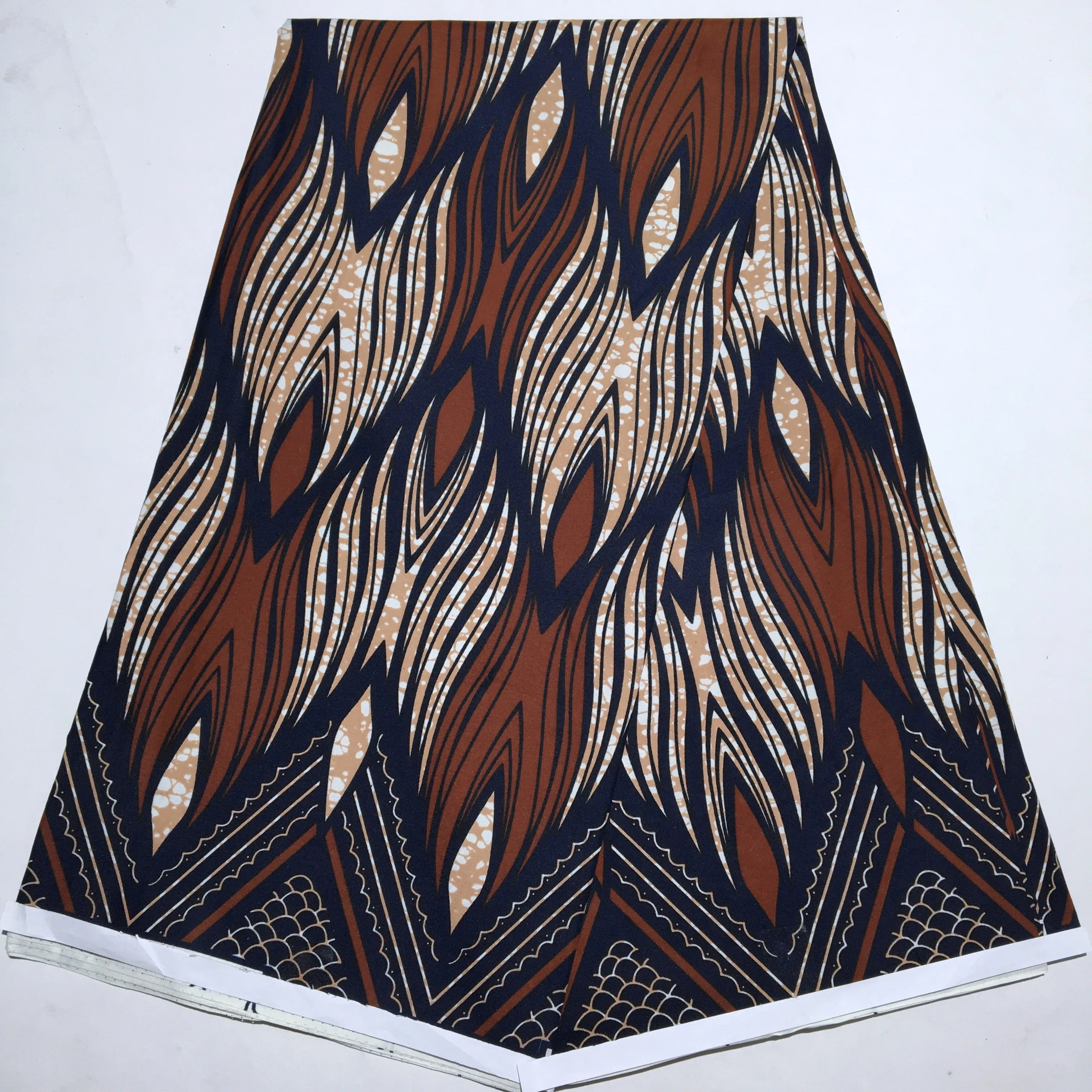 2024 Newest African Polyester Material Wax Fabric Nigerian Ankara DIY Print Sewing Tissu Textile Material For Women Dresses