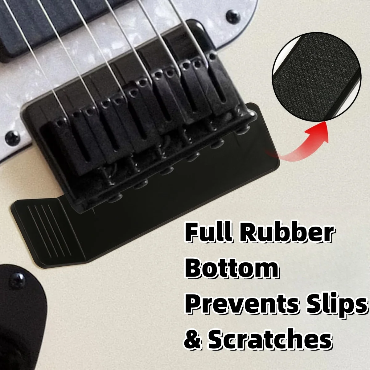 جيتار كهربائي جسر اهتزاز شيم-رايز جسر الجيتار/ضبط سهل التعديل/لملحقات استبدال جسر الجيتار #3