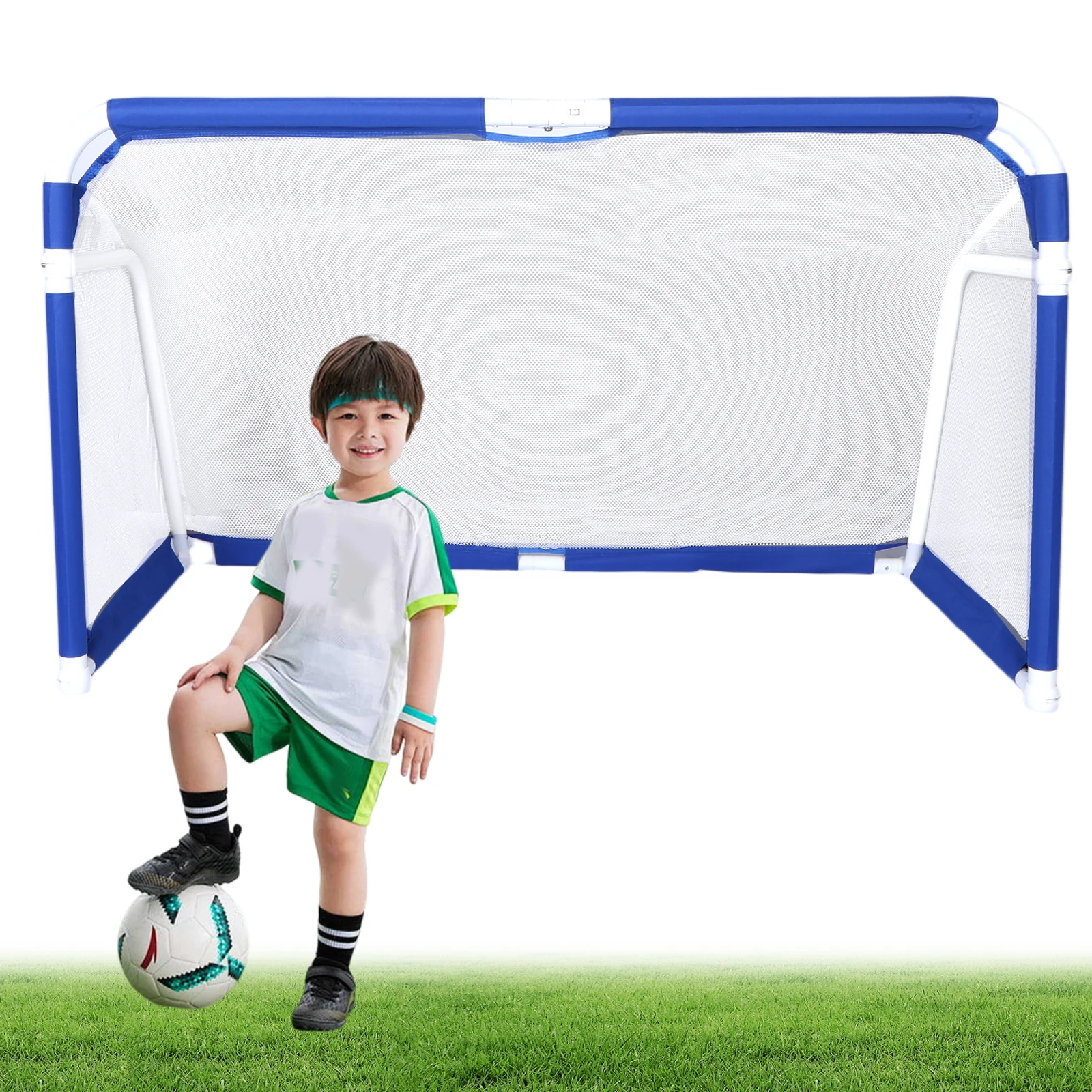 

Portable Soccer Goal Folding Versatile Football Goal Foldable Football Net for Kids and Youth Outdoor Soccer Ball Training