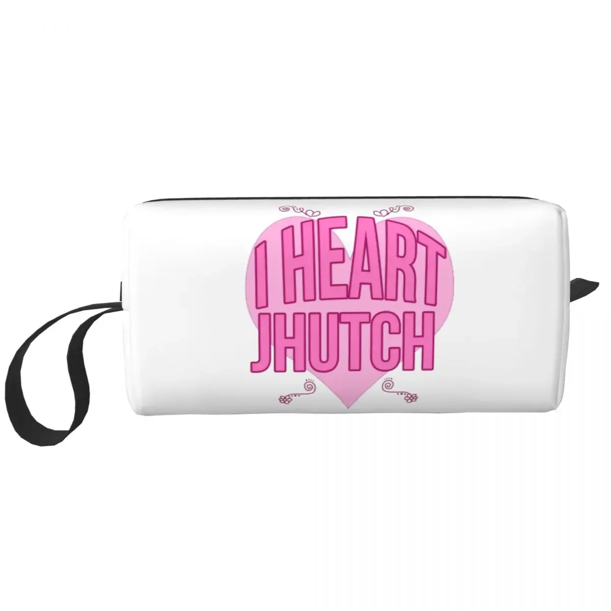 I Heart JHutch Josh Hutcherson Large Makeup Bag Beauty Pouch Travel Cosmetic Bags Organizer for Women