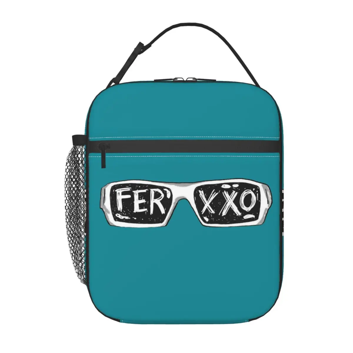 Ferxxo Glasses - Feid Logo Classic Sticker Insulated Lunch Bag for Women Children Portable Food Boxes Thermal Lunch Box Tote