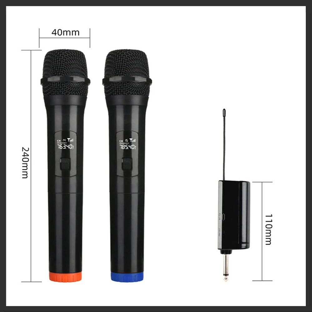 Matched Pair Wireless Microphones with TXP-2S - Ideal for Vocals, Speech, and Instrument Recording