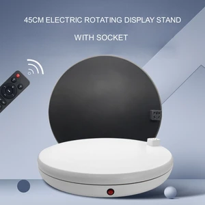360 درجة جهاز التحكم عن بعد الكهربائي شجرة عيد الميلاد قطب المقبس بانورامي تسجيل الفيديو موقف 45 سنتيمتر التصوير الدوار أعلى 10 مبيعات دوارة قاعدة شجرة عيد الميلاد - No9