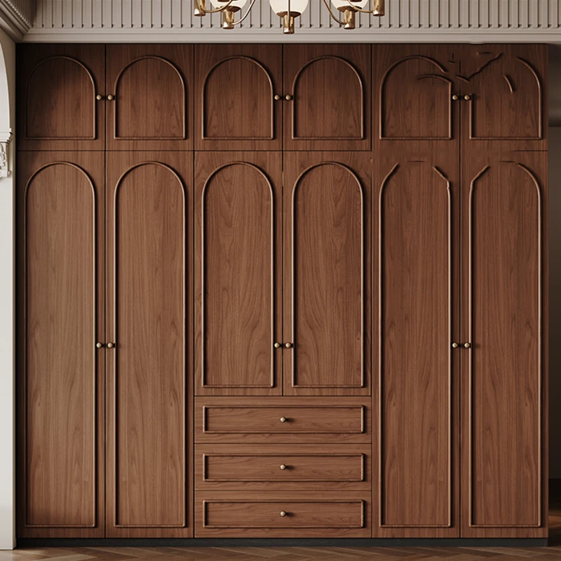 Cabinet Storage Wardrobe Space Saving Organizer Wooden Drawers Wardrobe Minimalist Cupboard Guarda Roupa Lounge Suite Furniture