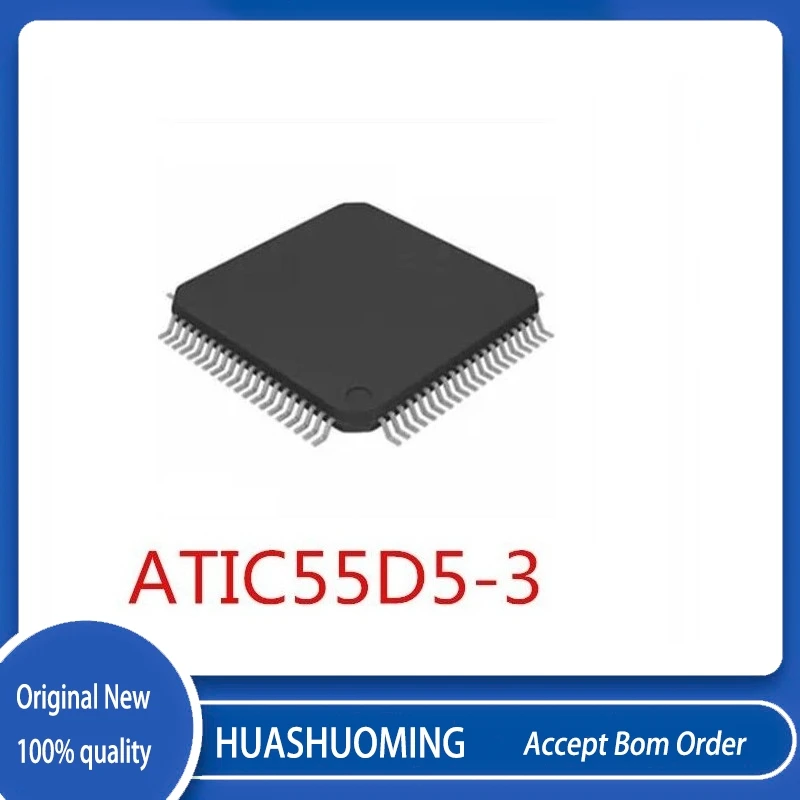 

2 шт./лот ATIC55D5-3 ATIC55D5 55D5-3 QFP80
