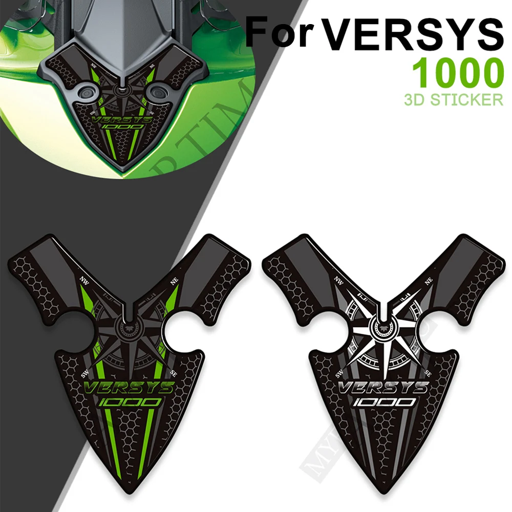 For Kawasaki VERSYS 300-X 400 650 1000 VERSYS-X 250 Motorcycle Fuel Tank Pad Stickers Protector Fairing Fender Decals