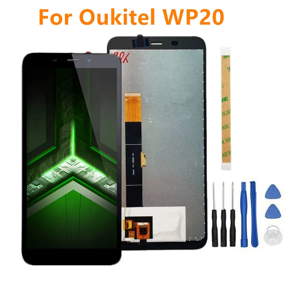 

Original For Oukitel WP20 5.93inch Cell Phone LCD Display Screen Digitizer Assembly Touch Panel Glass Repair Replacement Parts