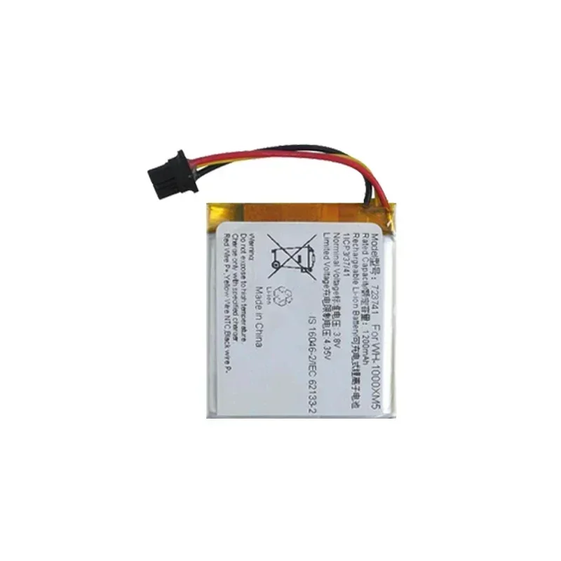 1200mAh Replacement Battery for Sony WH-1000XM5 Bluetooth Headphone 723741 Portable Batteries Warranty + Track Code