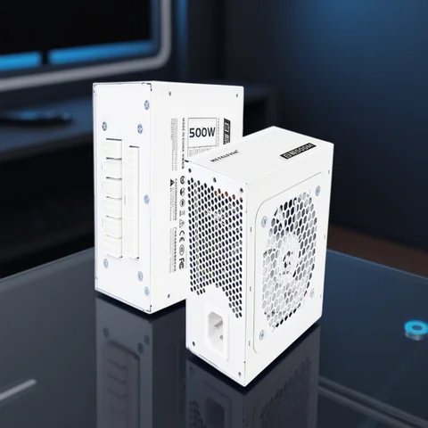 METALFISH Full-Modular SFX-500W 600W PSU 80Plus Bronze White Power Supply For Mini ITX Chassis Small Computer Case 100/220V