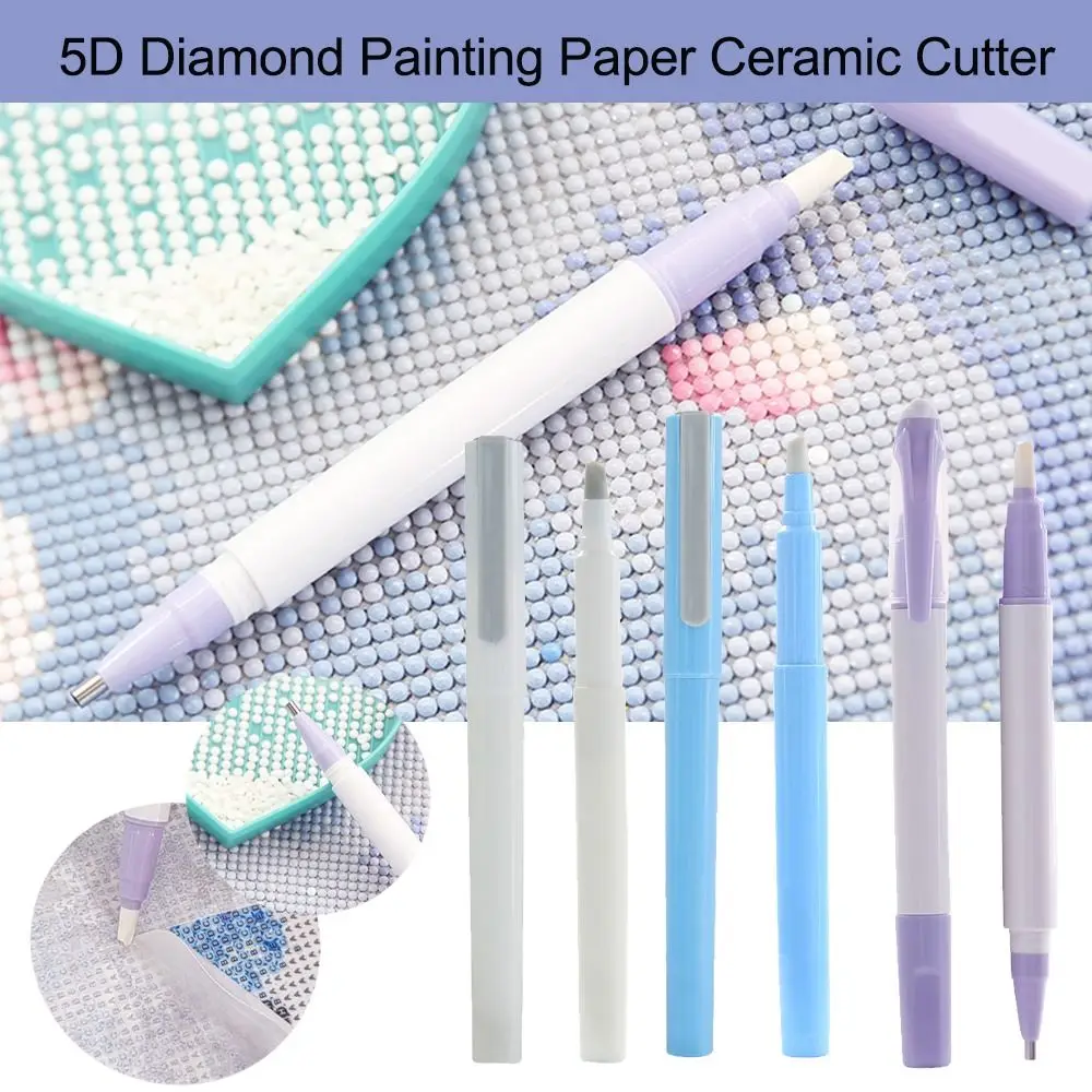 Ceramic Blade Diamond Painting Paper Cutter Hand Safety Protect Embroidery Accessories Point Drill Pen Perfectly Painting