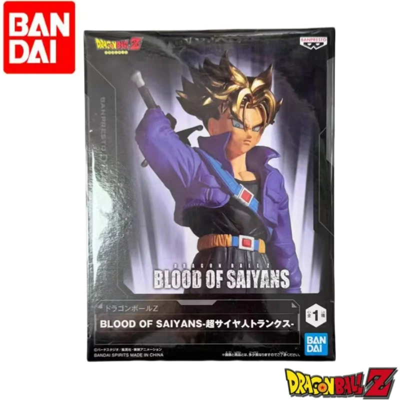 

In Stock Bandai Original Dragon Ball Banpresto Trunks Figurine Model Ornaments Statue Holiday Gifts Anime Merchandise Toys