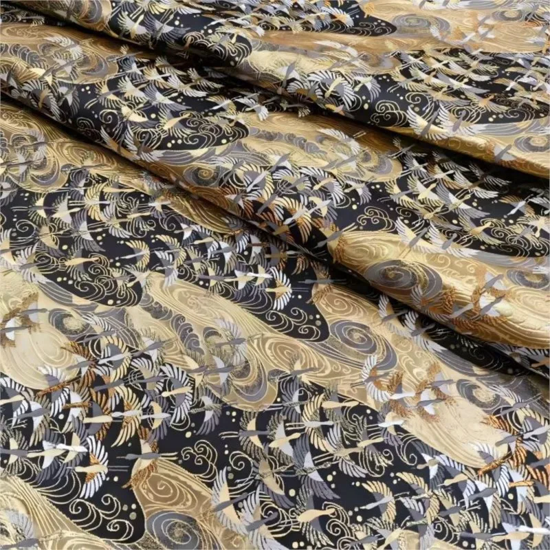 

New Chinese-style cheongsam clothing made of ethnic high-density brocade fabric