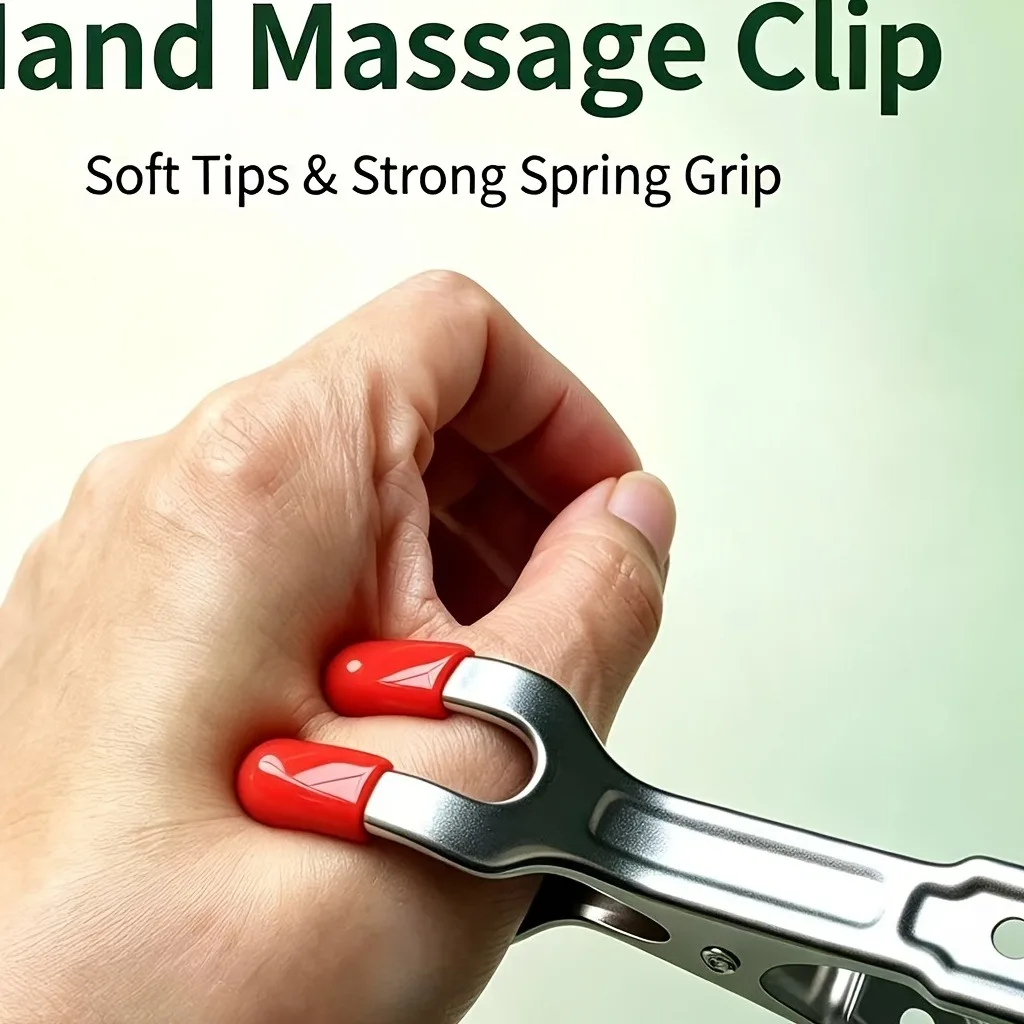 2-teiliger Daumen- und Ohr-Massageclip, Akupunktur-Massageclip, Meridian-Konditionierungs- und Gesundheits-Handmassagegerät – Detail 2