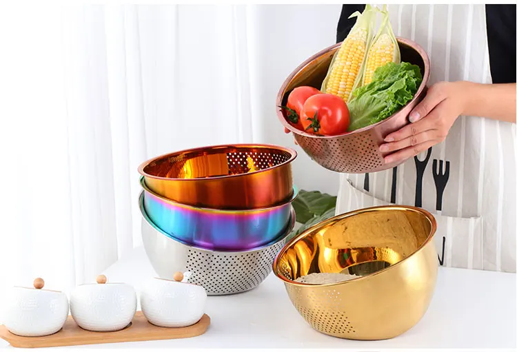 Big Salad Spoon Fork Set Stainless Steel Kitchen Food Server Pasta Utensils Public Gold Tableware Using Buffet Restaurant Tools