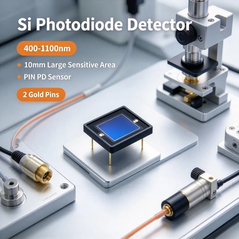 400-1100nm 10mm Si Silicon Photodiode Detector Large Sensitive Area PIN PD Sensor NSP10L