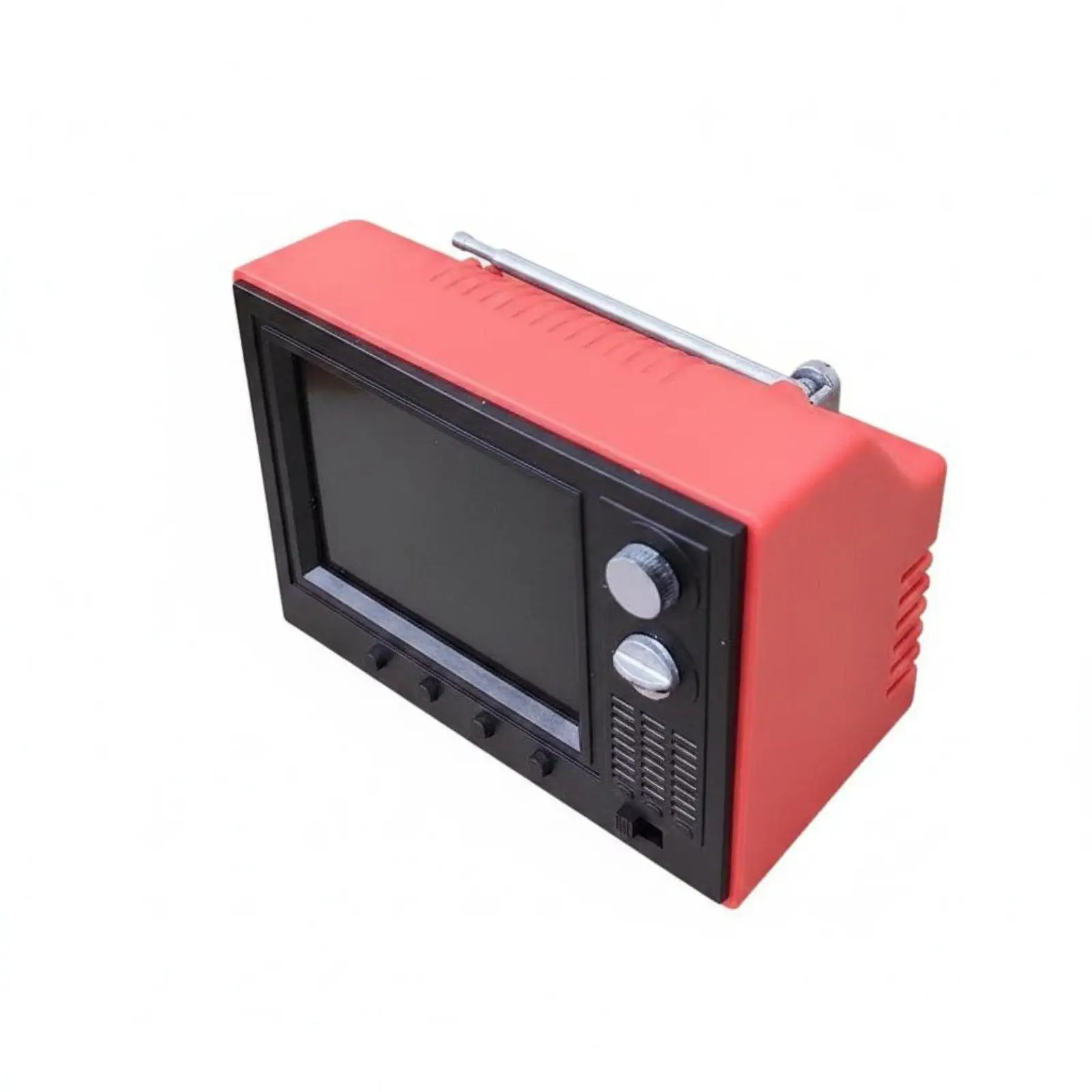 Miniature Dollhouse Television 1 12 Scale Playable Retro TV Mini Furniture USB Powered Video Display for Miniature Scene Decor