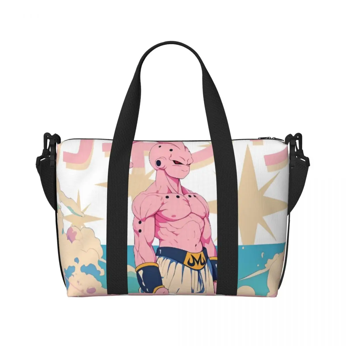 

Custom D-Dragon B-Ball Supers Buus Tote Bag Women Large Capacity Vintage Anime Print Gym Beach Shoulder Travel Bag