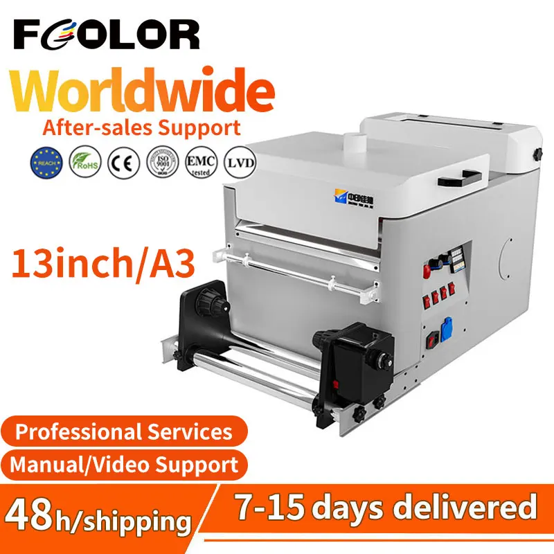 

Fcolor 13in DTF Powder Shaker Machine 30cm DTF Powder Shaker Dryer Suitable for A3 Epson L800 L805 L1800 1390 XP600 DTF Printer