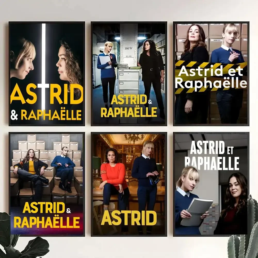 Detective TV A-Astrid Et Raphaelle Poster Decorative Wall Art Stickers Mural For Home Living Room Hallway Decor Gift