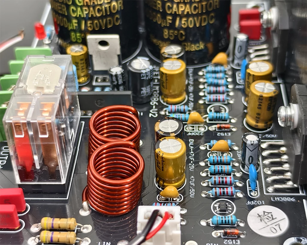 DC servo phiên bản LM3886 2.0CH board khuếch đại công suất bộ dụng cụ CG phiên bản