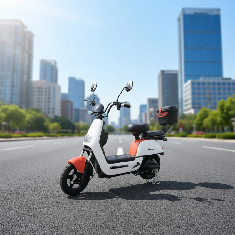 High Quality Urban Commute Leisure Electric Bike 400W Motor Equipped With Detachable Rear Basket For Daily Travel