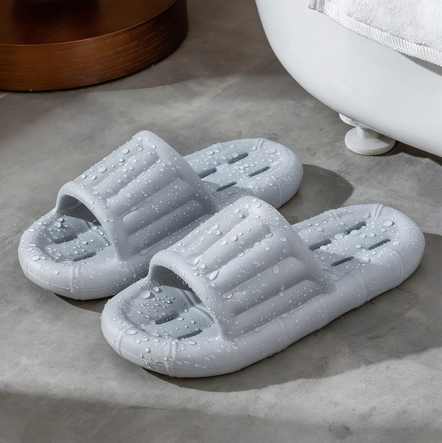 Pantuflas de Baño Antideslizan - Home Bathroom Size reseña y precio