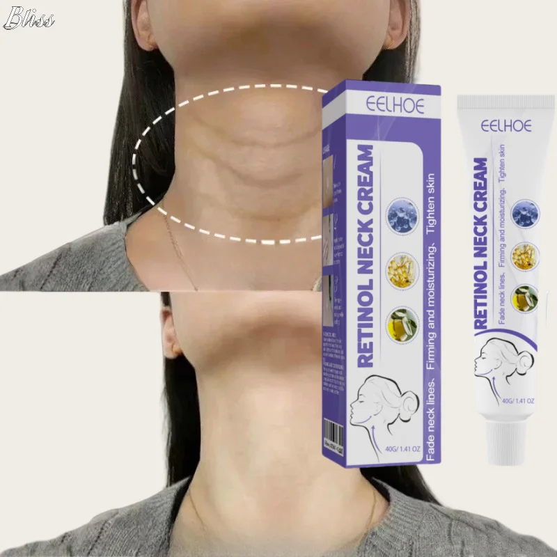 Retinol Neck Fade Cream Brightening Moisturizing Nourishes Eliminate Fine Lines Neck Cream Lifting Removal Wrinkles Skin Care