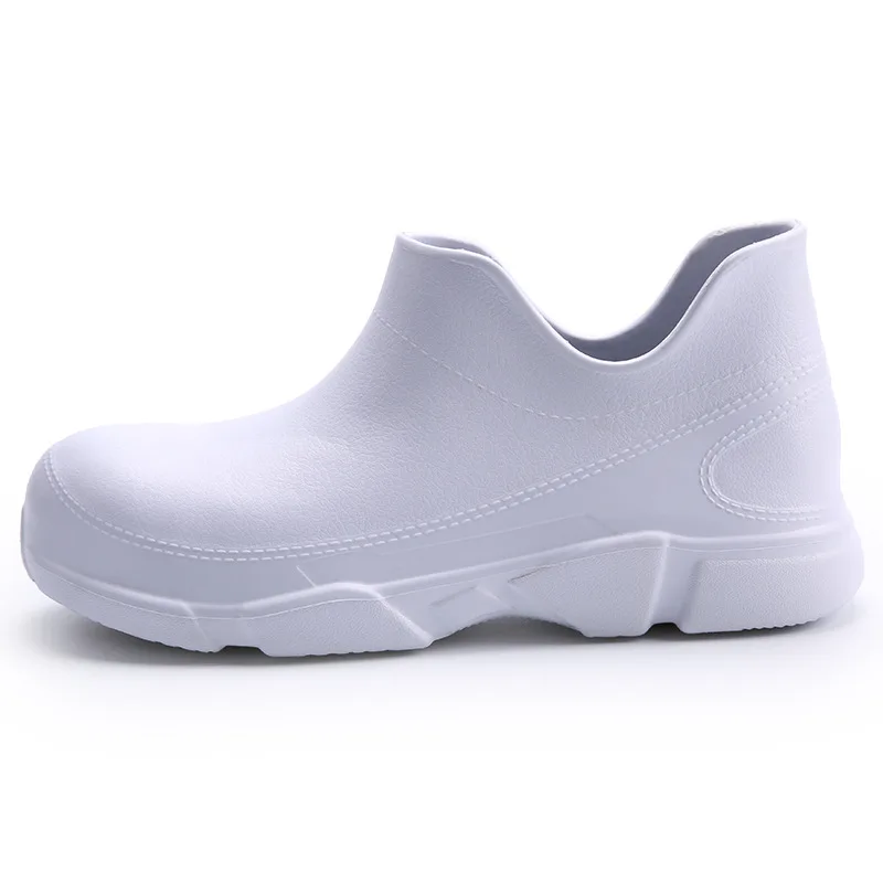 Non Slip Chef Shoes Hotel Restarant Waterproof Oil Proof Kitchen Work Shoes Construction Site Warm and Wear-Resistant Rain Boots