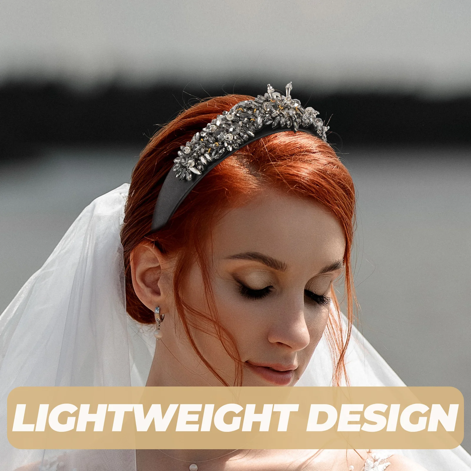 

Court Woman Headbands Simple Design Hair Accessories Adhesive Tape Charming Exquisite Hoops