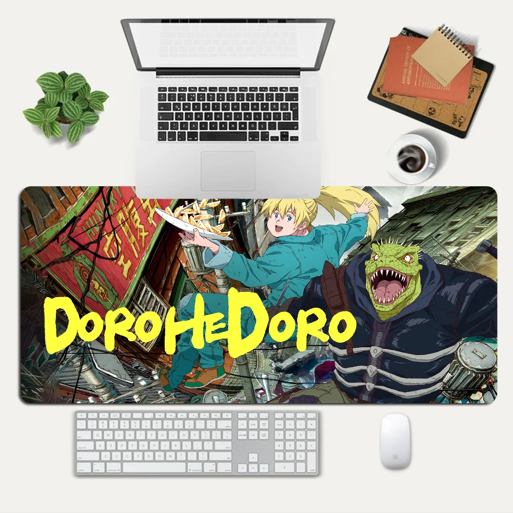 Dorohedoro Anime Mousepad Custom Skin Desktop Desk Mat Kawaii Gaming Accessories Students Writing Pad for PC Computer Table