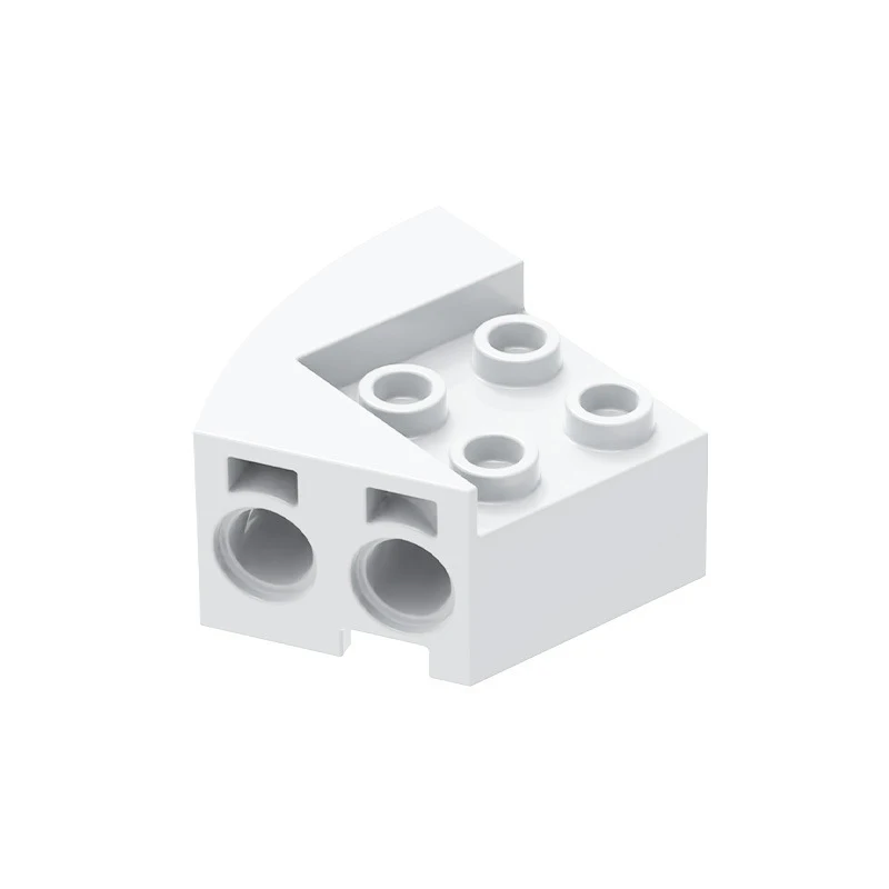 MOC 5PCS 73109W Links Hoek van Boog Bouwstenen Kit Huis Kasteel Dak Monteren Bakstenen Deeltje DIY idee Speelgoed Kinderen Gift