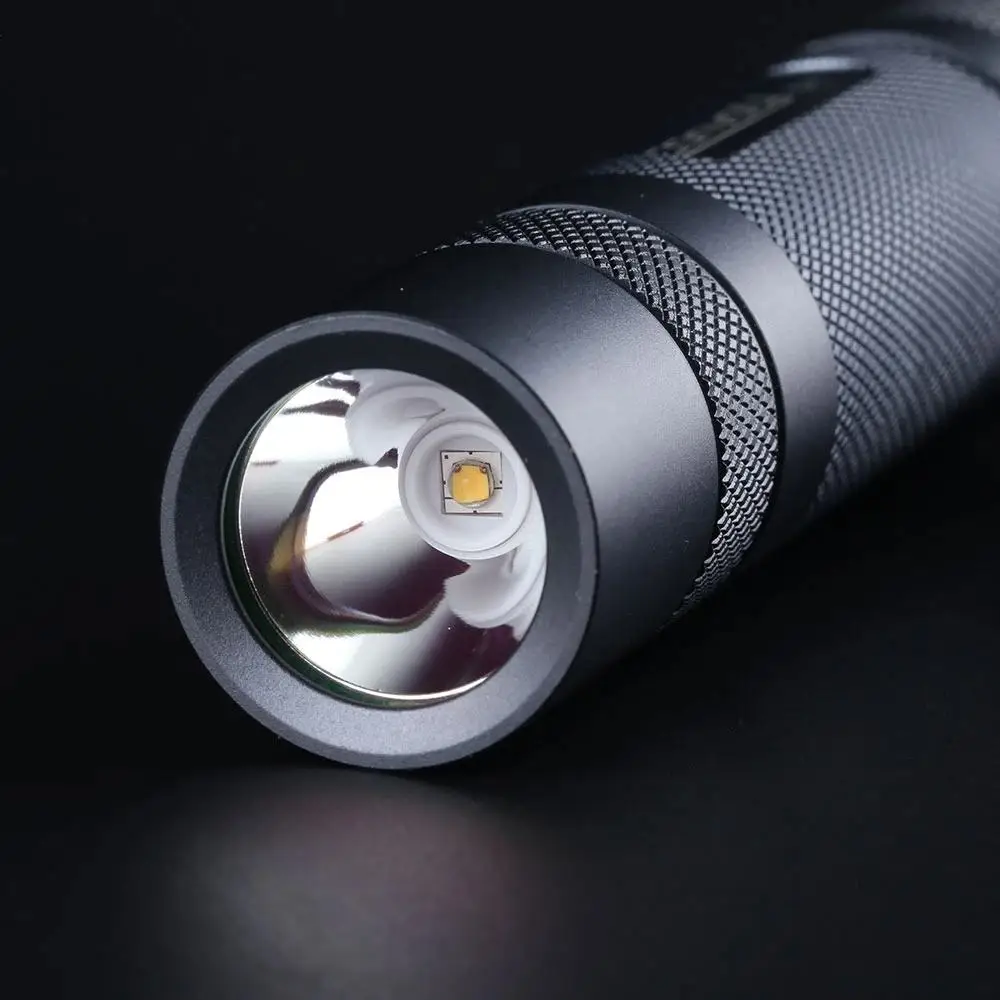 Convoy  S2+ 519A LED Flashlight Powerful 1240LM 12 Group Modes LED Torch light Outdoor Camping Lamp Lantern for 18650 battery