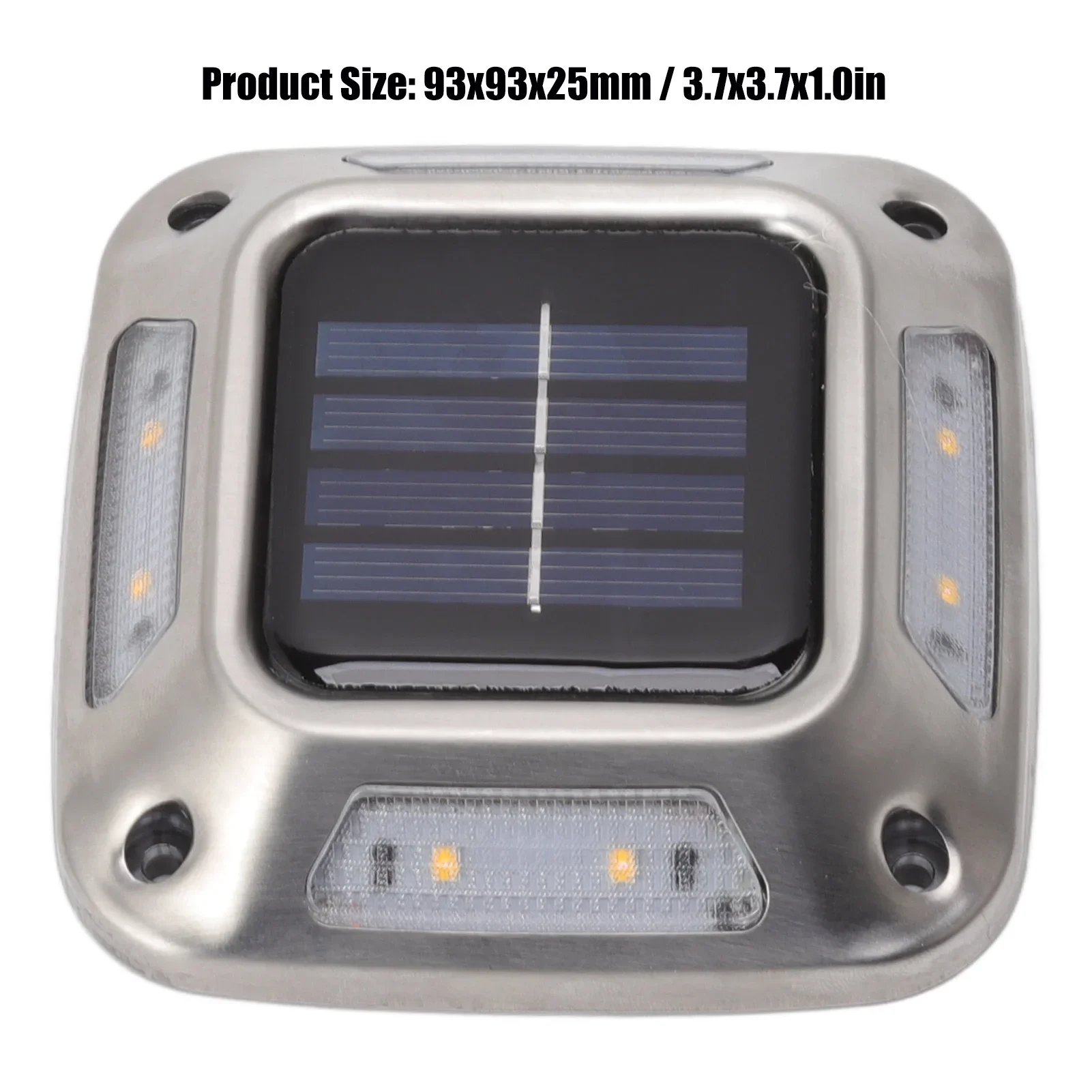 8 LEDs Solar Ground Light Solar Light Waterproof Warm Light Solar Garden Lamp Outdoor Courtyards Driveway Marker Light