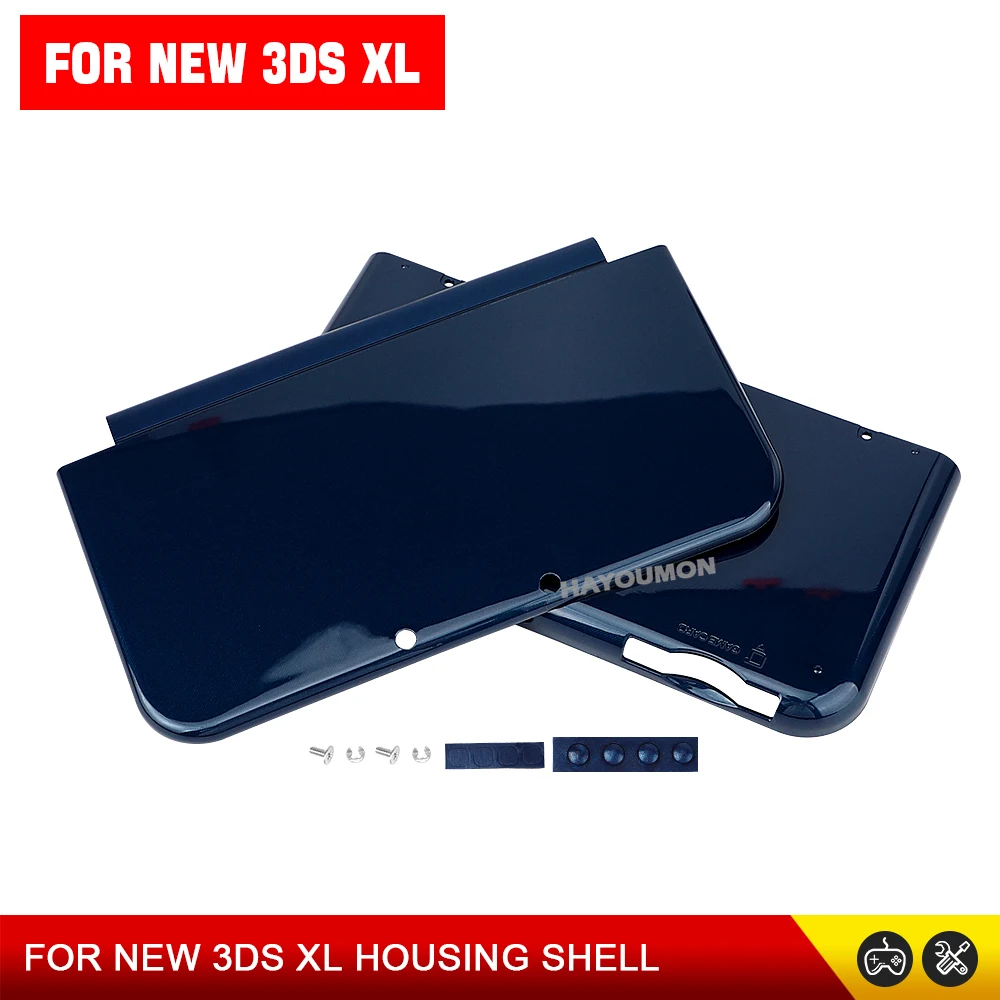 Blaue Farbe für NEW 3DS XL Ober- und Untergehäuse A&E Ersatz-Frontplatte für NEW 3DS XL Gaming-Konsole Zubehör – Detail 3