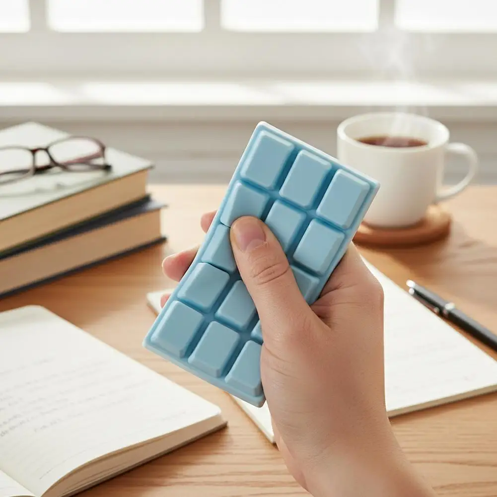 Simuliertes Schokoladen-Quetschspielzeug aus PU, weich und langsam rückfedernd, Büro-Stressabbau-Spielzeug, Handentspannungs-Geschenk, Desktop-Dekoration – Detail 16
