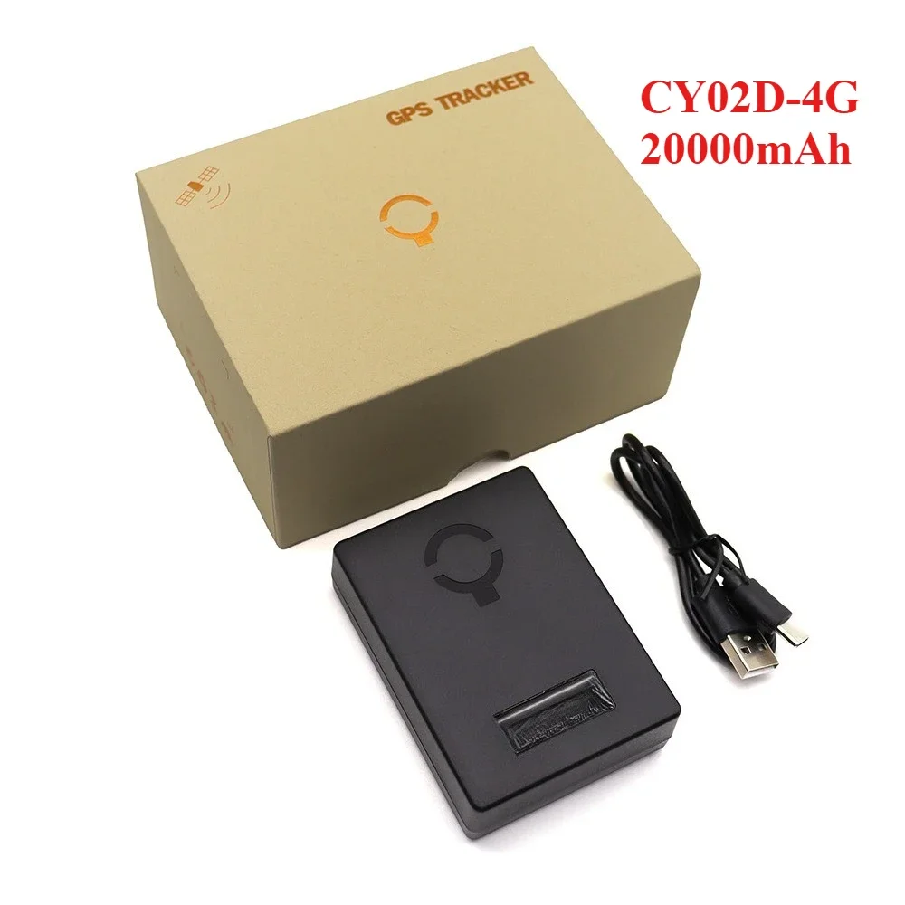 20000mAh Wireless GPS Tracker CY02D-2G/4G Global Magnetic Car GPS Tracker Vehicle Anti-Theft Freight Monitoring with GPS LBS AGP