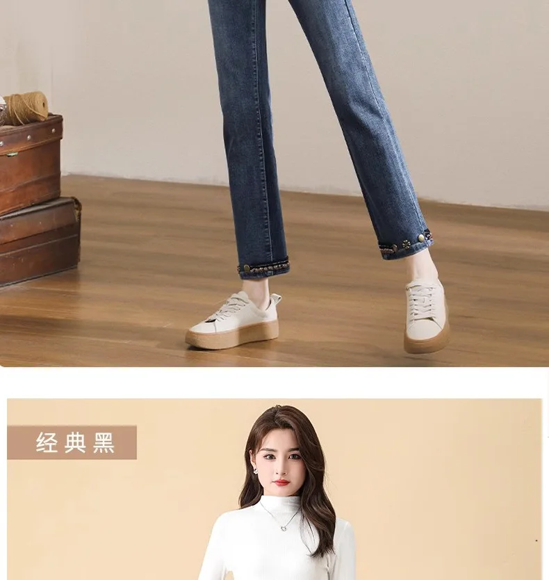 Damen-Gürtel aus Rindsleder, Modischer Taillengürtel im Koreanischen Stil, Dekoratives Kleidungszubehör für Studentinnen-Jeans, Dünner Ledergürtel für Frauen – Detail 5