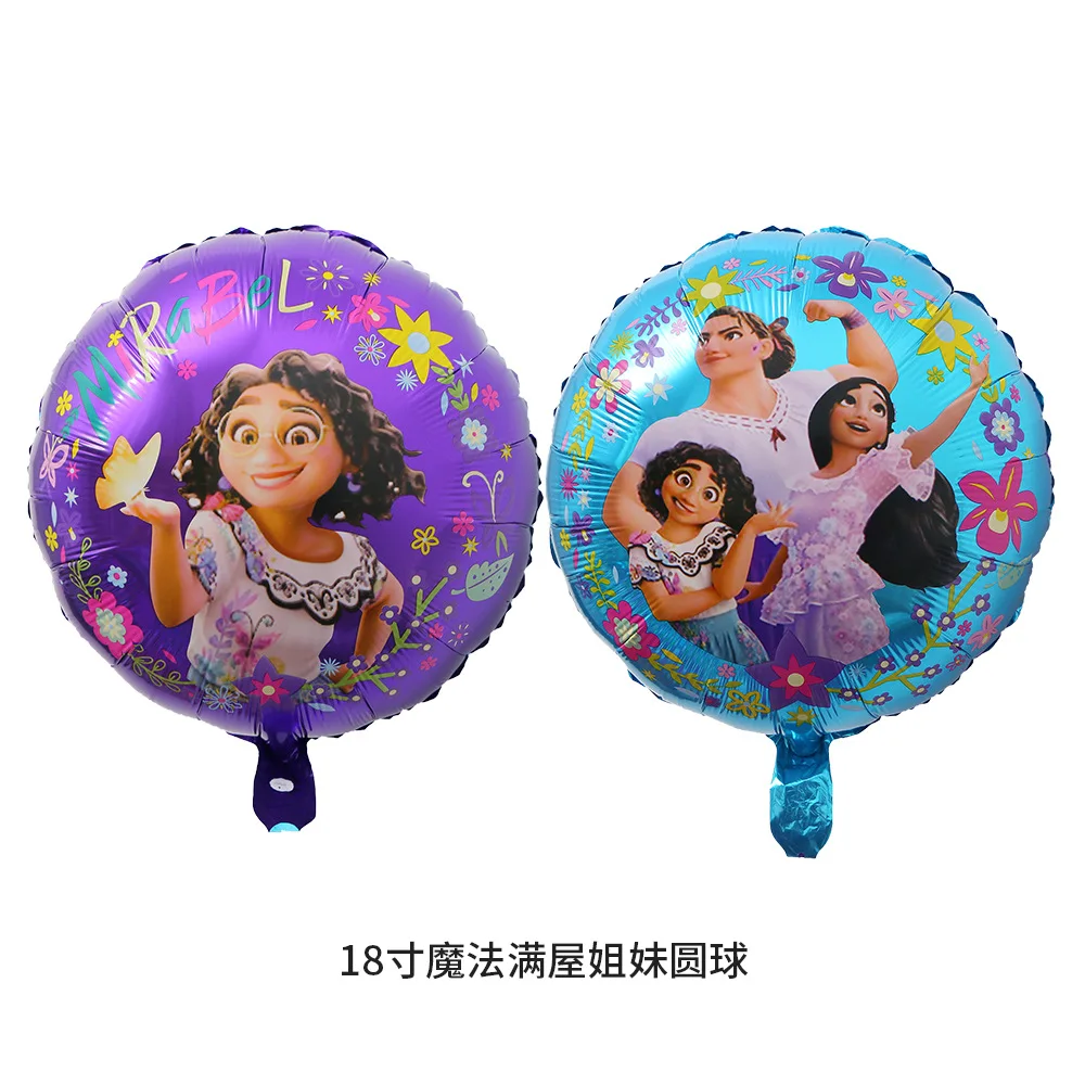 Disney Charm Encanto Isabella Figure Balloons Birthday Party Decorations Kids Girl Toys Foil Ballons Baby Shower Home Decoration