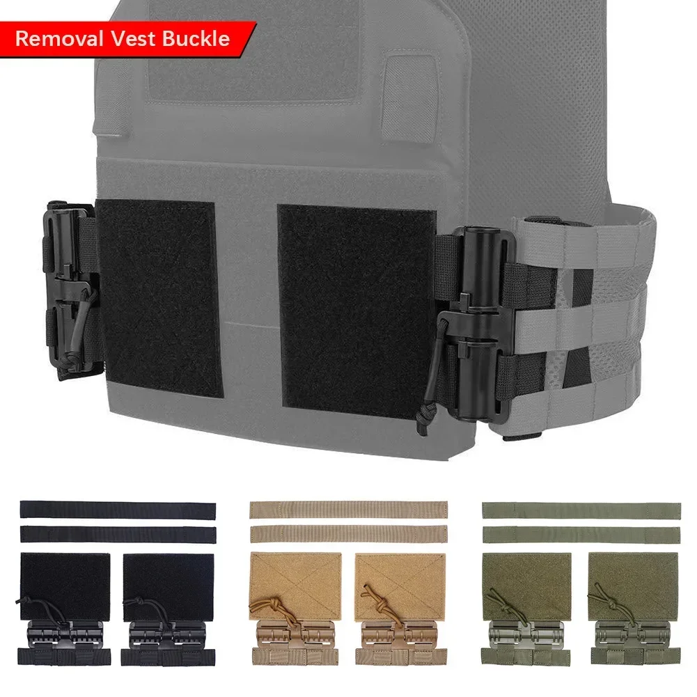 Tactical Quick Removal Vest Buckle Set Durable Quick Release System Kit for JPC CPC NCP XPC 6094 420 Vest Accessories