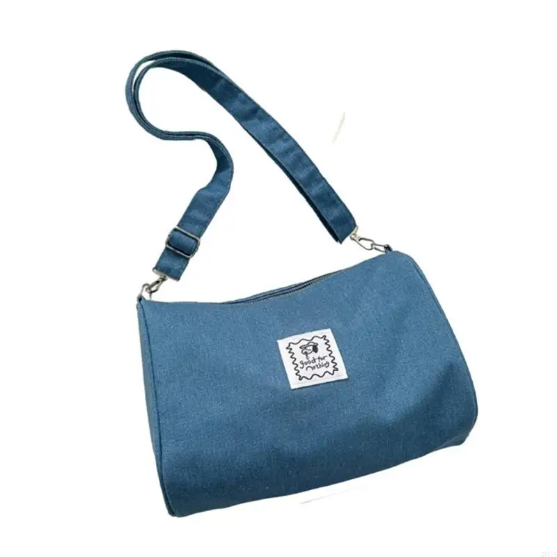 

Fashionable Denims Bucket Bag Functional Handbag Tote Bag with Zipper Designs for Business Meetings & Casual Outings 20CA