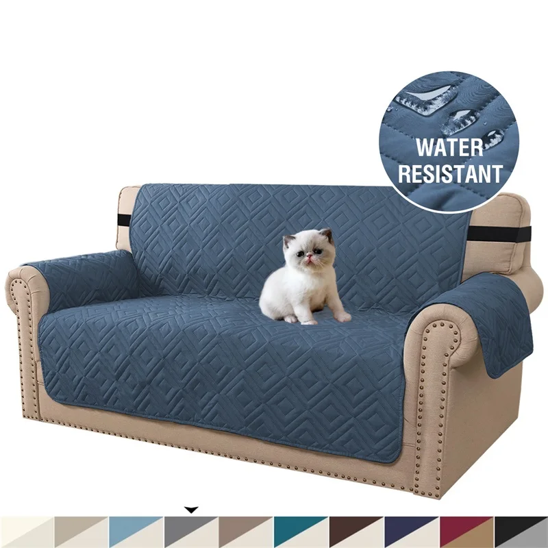 1/2/3/4 Seater Anti-wear Sofa Covers Water Repellent Pet Dog Kid Sofa Seat Mat for Anti-Slip Recliner Armchair Slipcovers Home