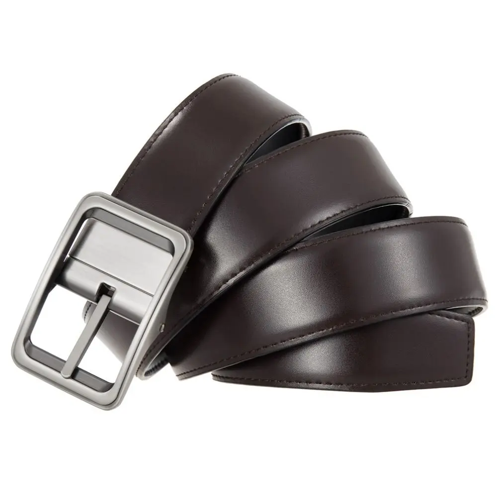 Retro Luxury Design Genuine Leather Belt Casual Versatile Pin Buckle Waistband Waist Strap